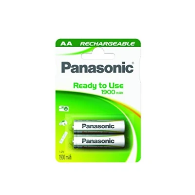 Abbildung von PANASONIC Ready to use Rechargeable batteries AA 1900mAh 1,2V pack 2pcs.