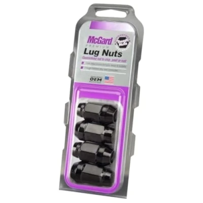 Abbildung von McGard 64015 Radmuttern, konisch, M12 x 1,5 Gewindegröße, Schwarz, 4 Stück