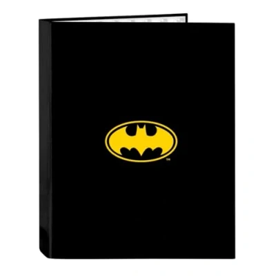 Abbildung von Safta Batman Game Over Ordner mit 4 Ringen, ideal für Kinder verschiedener Altersgruppen, bequem und vielseitig, Qualität Widerstandsfähigkeit, 26,5 x 33 cm, Schwarz, M, Lässig