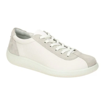 Abbildung von ECCO Sportlicher Schnürer, Damen, Größe: 35, white shadow Leder