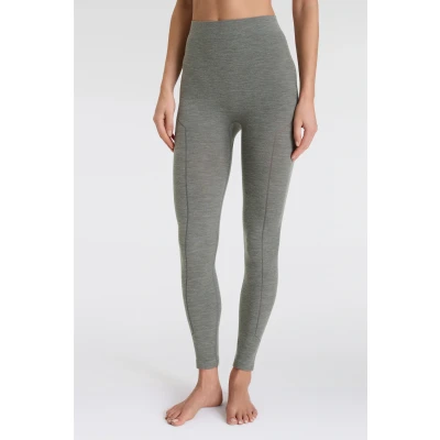 Abbildung von Xtreme Thermo Leggings Damen Merinowolle Funktionshose Grau Melange