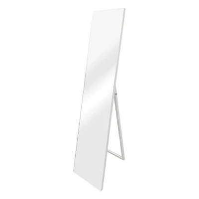 Abbildung von en.casa Standspiegel, »Barletta« Ganzkörperspiegel 150x35 cm Weiß