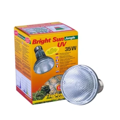 Abbildung von Lucky Reptile Bright Sun UV Desert Komplettset 50 W Metalldampflampe inklusive Fassung &amp; Vorschaltgerät Reptilien Wärmelampe mit hitzebeständiger Keramikfassung Terrarium Zubehör, 3 teiliges Set