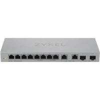 Abbildung von Zyxel Multi Gigabit Web Managed Switch 12 Ports, davon 2 Ports mit 2,5 G und 10G SFP+, Desktop/Wandmontage, 5 Jahre Garantie [XGS1210 12]