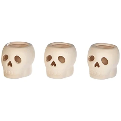 Abbildung von Baker Ross AG9942 Teelichthalter, Totenkopf, Keramik