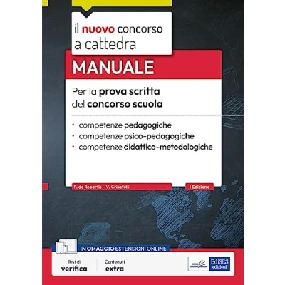 Abbildung von Manuale per la prova scritta del concorso scuola: Competenze pedagogiche, psico pedagogiche e didattico metodologiche (CC)