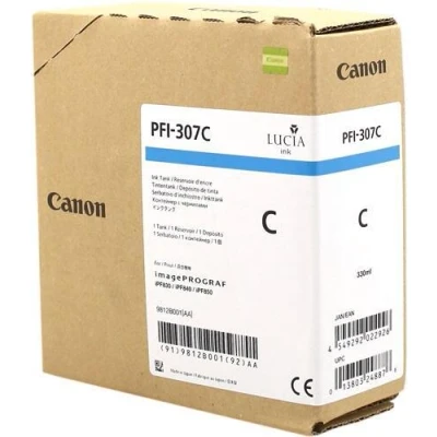 Abbildung von Canon PFI 307C Cyan Druckerpatrone