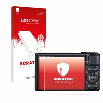Abbildung von upscreen Schutzfolie für Canon PowerShot SX740 HS Kristall klar, Kratzschutz, Anti Fingerprint