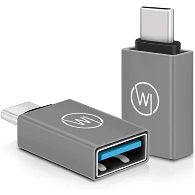 Abbildung von Wicked Chili 2x USB C auf 3.2 / 3.0 Adapter für Laptop &amp; Handy zu A, und mit Anschluss, kompatibel