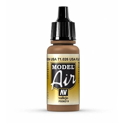 Abbildung von Vallejo Model Air Acrylfarbe, 17 ml Us Flat Brown