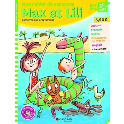 Abbildung von Mon cahier de vacances Max et Lili du CP au CE1