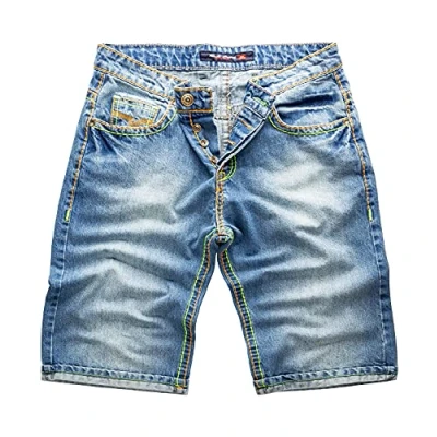 Abbildung von Rock Creek Jeansshorts Herren Shorts Denim Blau RC 2078