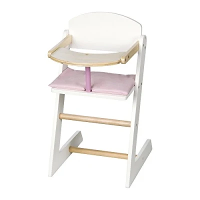 Abbildung von roba® Puppenhochstuhl Stuhl für Baby und Kinderpuppen, Puppenzubehör