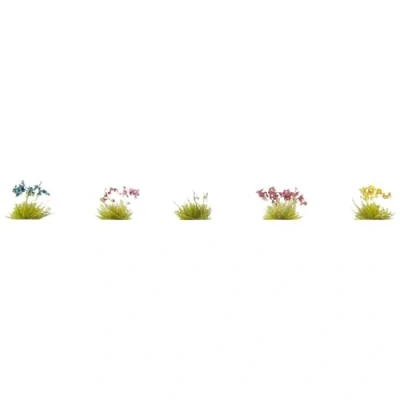 Abbildung von NOCH Modelleisenbahn Grasfasern 6800 Bodengestaltungs Set Blumenwiese Rot, Blau, Gelb, Pink, Weiß