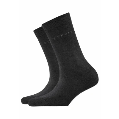 Abbildung von Esprit Basic EASY 2PACK UNI Socken, Damen, Größe: 39 42, Black