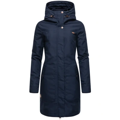 Abbildung von Ragwear Jannisa Wintermantel, Damen, Größe: XS, Dark blue