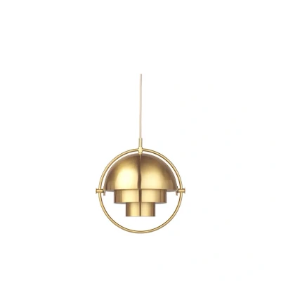 Abbildung von GUBI Hängeleuchte Multi Lite, Ø 27 cm, messing/messing