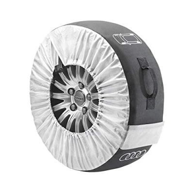 Abbildung von Audi 4M8071156 Reifentaschen XXL (bis 22 Zoll) Felgen 4 teiliges Set Räder Rädertaschen, of