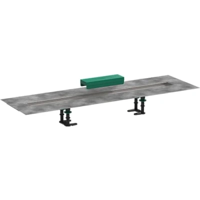 Abbildung von hansgrohe Installationsset 900mm RainDrain für Duschrinnen Fertigsets (RainDrain Rock und Match), Bodenablauf Dusche