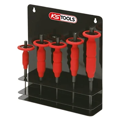 Abbildung von KS TOOLS 156.0000 Splinttreiber Satz Chrom Vanadium Stahl