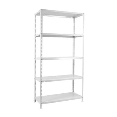Abbildung von SimonRack Schwerlastregal, Lagerregal, 180x90x40 Metallregal, Kellerregal, Biegestelle 75 kg, 5 Fachböden, Weiss Advantage