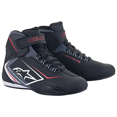 Abbildung von Alpinestars Sektor Waterproof Motorradschuhe Schwarz / Weiss Grau Motorradstiefel (Packung, Antistatische und Öl Benzinfeste Sohle)
