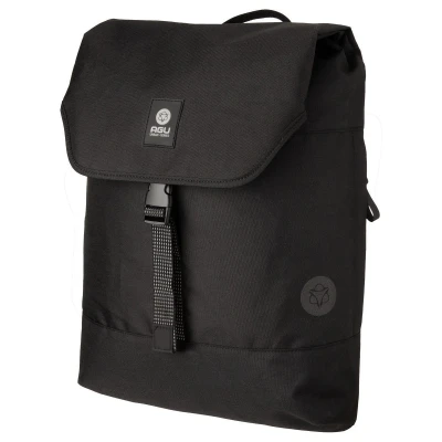 Abbildung von AGU Essentials DWR Urban Klickfix Fahrradtasche für Gepäckträger, 17L Seitentasche Fahrrad mit Schultergurt, Wasserabweisend, 100% Recyceltes Polyester Schwarz