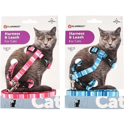 Abbildung von Flamingo Katzenharness + Leine Alfry Katzengeschirr Sortiert 20 35...