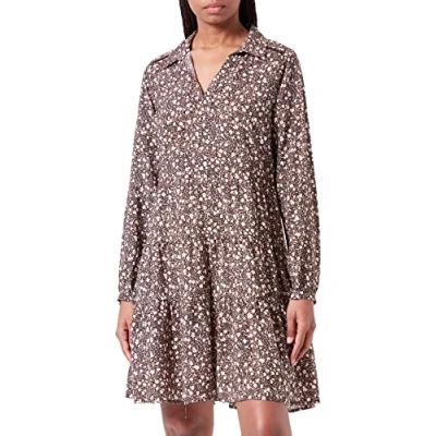 Abbildung von Garcia WITH Print Freizeitkleid, Damen, Größe: XS, Black