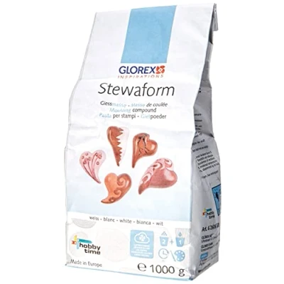 Abbildung von Glorex Bastelnaturmaterial Stewaform Giessmasse 1 kg