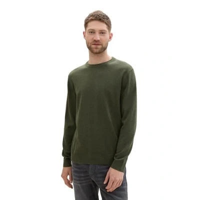 Abbildung von TOM Tailor Strickpullover, Herren, Größe: Medium, Rosin green melange