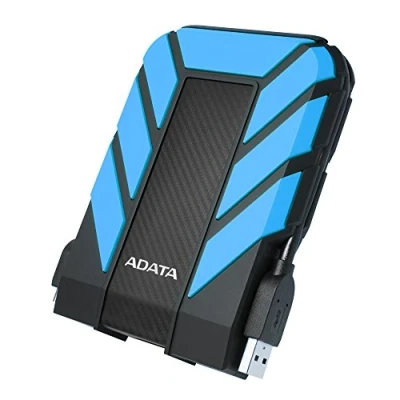 Abbildung von ADATA HD710 Pro 1 TB, externe Festplatte mit USB 3.2 Gen.1, IP68 Schutzklasse, blau, langlebig, wasserdicht und staubdicht militärischer Zähigkeit in mehrschichtigen Festplatten