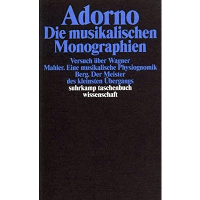 Abbildung von Gesammelte Schriften in 20 Bänden: Band 13: Die musikalischen Monographien (suhrkamp taschenbuch wissenschaft)