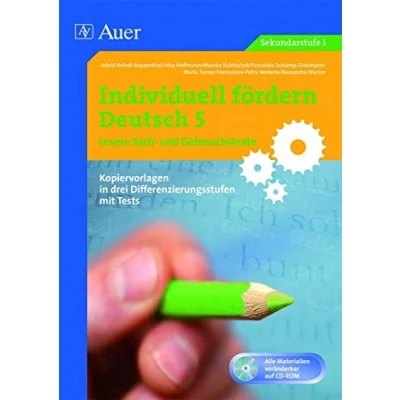 Abbildung von Individuell fördern 5 Lesen: Sachtexte: Sach und Gebrauchstexte (5. Klasse) (Individuell Deutsch)