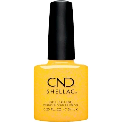 Abbildung von CND Shellac Catching Light Nr.472 gelb Original UV Lack Nageldesign Gleam &amp; Glow collection