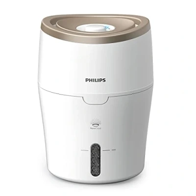 Abbildung von Philips Series 2000 Luftbefeuchter für Räume bis 38 m², NanoCloud Technologie, 2 Geschwindigkeitsstufen, Liter Tank (HU4811/10)