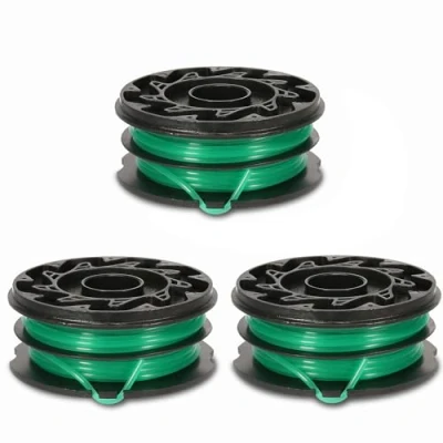 Abbildung von Eyoloty Fadenspule Reflex Plus A6495 XJ passend für Black+Decker Elektro Rasentrimmer GL701, GL741, GL720, GL716 und GL716B,Ersatz Doppelfadenspule 12 M Länge Ø 1,5 mm (3 Stück)