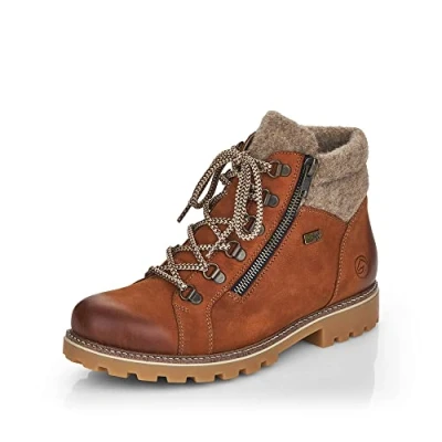Abbildung von Remonte Plateaustiefelette noccia/wood, Damen, Größe: 40, Noccia/wood Schuhe