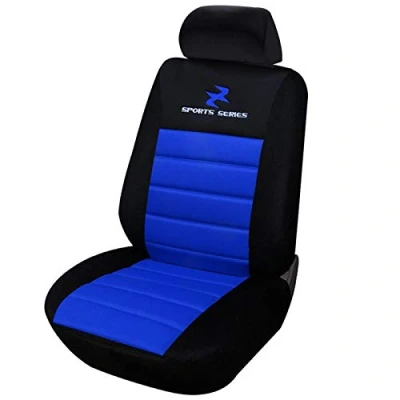 Abbildung von eSituro SCSC0073 1er Einzelsitzbezug universal Sitzbezüge für Auto Schonbezug Schoner Dicke gepolstert blau