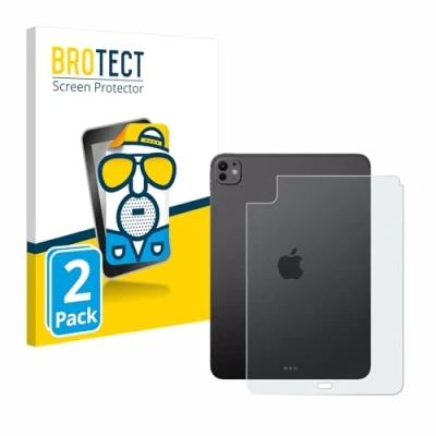 Abbildung von BROTECT Entspiegelungs Schutzfolie für Apple iPad Pro 11&quot; WiFi 2024 (Rückseite) (2 Stück) Matte Displayschutz Folie, Anti Fingerprint