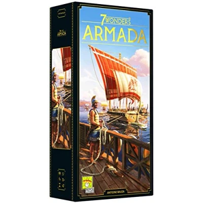 Abbildung von Repos Production, 7 Wonders Armada, Erweiterung, Kennerspiel, Strategiespiel, 3 Spieler, Ab 10+ Jahren, 30+ Minuten, Deutsch