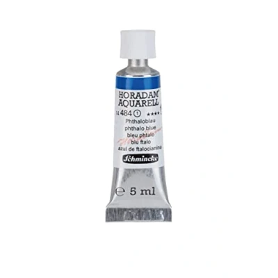 Abbildung von Schmincke HORADAM® AQUARELL feinste Künstler Aquarellfarben, Phthaloblau 5 ml