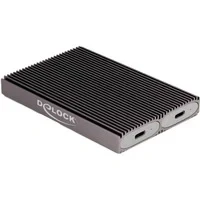 Abbildung von Externes USB Type C Dual Combo Gehäuse für 2 x M.2 N, Laufwerksgehäuse