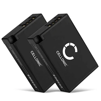 Abbildung von CELLONIC 2X LP E17 Akku kompatibel mit Canon EOS 750D 760D 770D 800D Kiss X8i M3 M5 M6 Rebel T6i T6s 7.2V 7.4V 950mAh