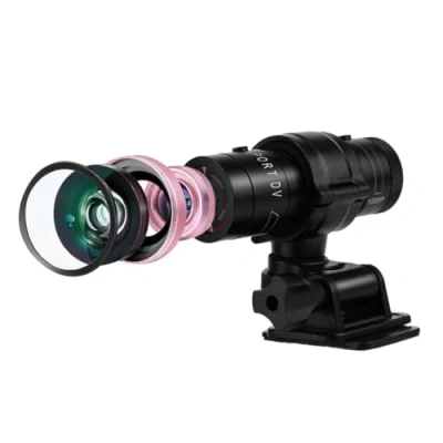 Abbildung von CCYLEZ Full HD 1080P 30fps Sport DV Kamera, wasserdichte IPX 4 Fahrrad Motorradhelm Action DVR Videokamera, Videorecorder für Abenteuer im Freien