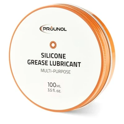 Abbildung von Prounol 100% Silikonfett, nichtleitende Allzweckpaste, wasserfestes HT Gummifett (100 ml) Kunststoffpflege &amp; Gummipflege