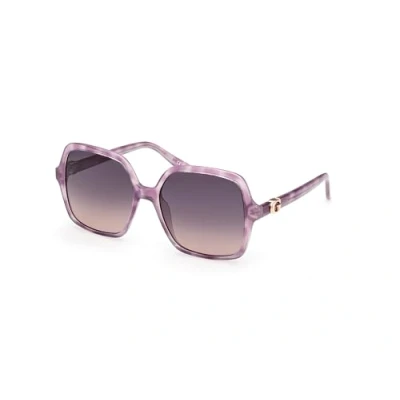 Abbildung von Guess Damen GU00190 80Z Gläser SONNENBRILLEN Metall Lila Quadratisch Normal Sfumato