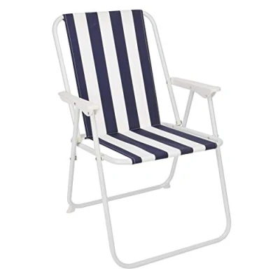 Abbildung von Spetebo Campingstuhl Piccolo Camping Klappstuhl gestreift klassisch (Inhalt, 1 St), Strandstuhl, klappbar, leicht