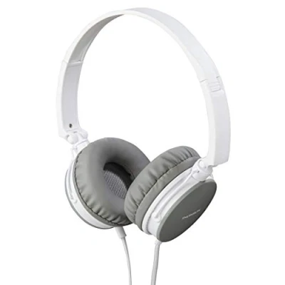 Abbildung von Thomson On Ear Kopfhörer mit Kabel, Headset, faltbar, 3,5 mm Klinkenstecker (Freisprechfunktion, Telefon Funktion, Rufannahmetaste, Mikrofon, Farbe Weiß)