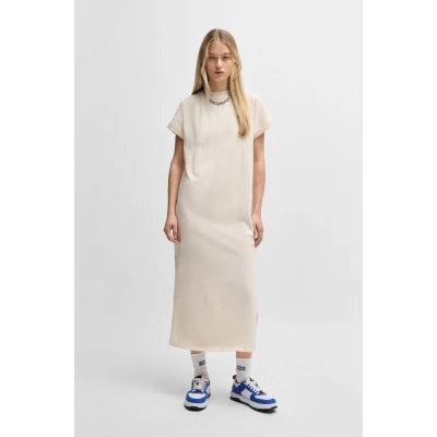 Abbildung von HUGO Nalle Maxikleid, Damen, Größe: XXL, Open white